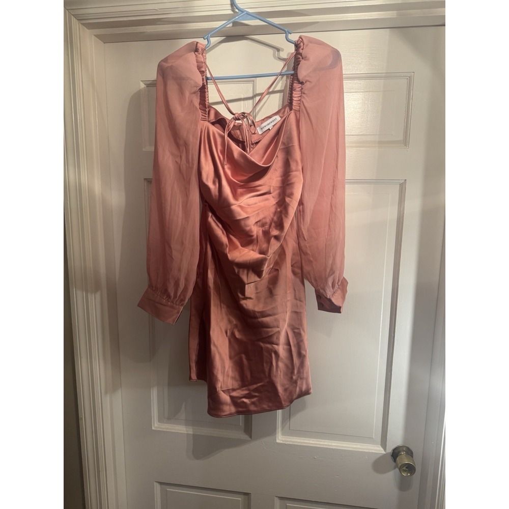 We Wore What Dress Size 4 Salmon